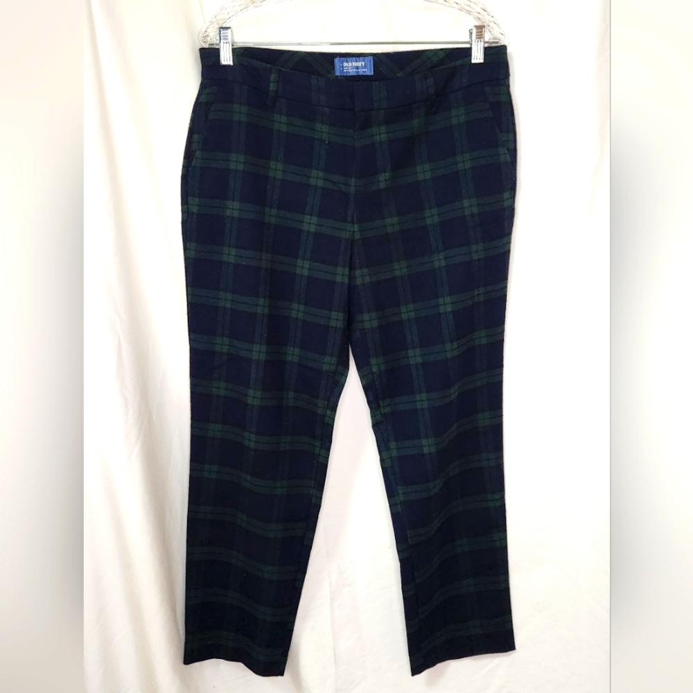 Old Navy Plaid Harper Pants size 10